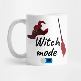 witch mode on "3" Mug